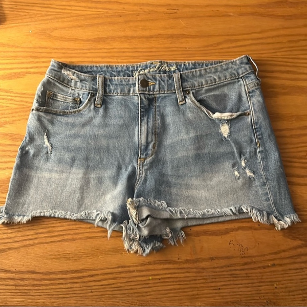 Universal thread light blue jean shorts